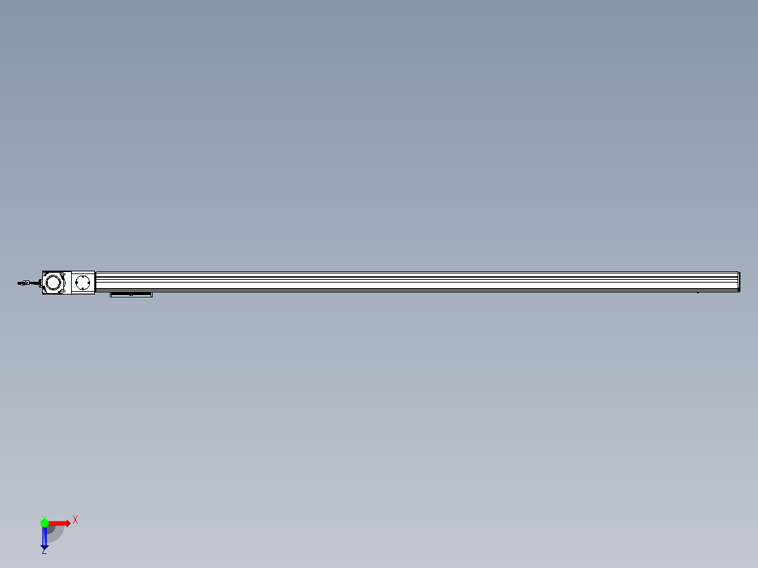 威洛博VBC同步带传动一无尘环境VBC14-L45-S2150-BL-ZP75-C3俯视图