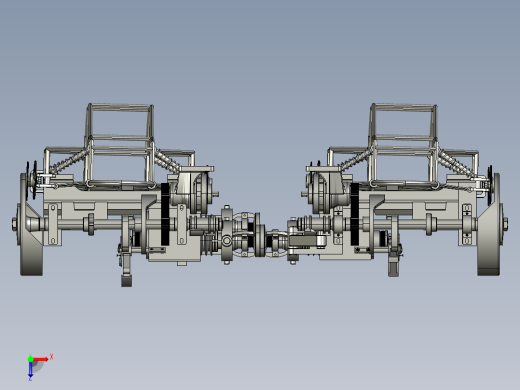 超级八轮改装车俯视缩略图