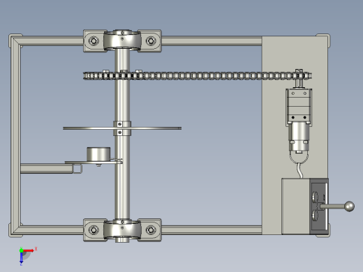 电磁制动系统俯视缩略图