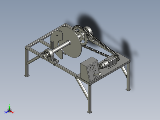 电磁制动系统正等轴测缩略图