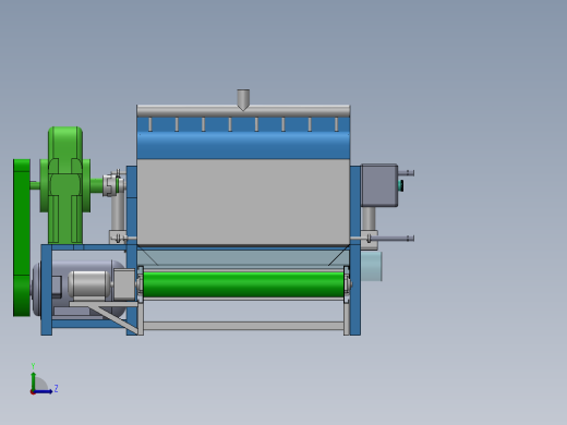大豆漂洗机左视缩略图