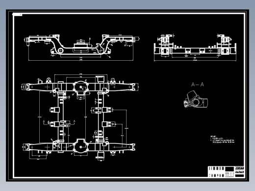 转向架构架零件图1233534==50