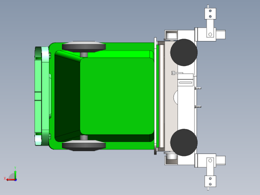 带称重液压提升机模型-后视缩略图