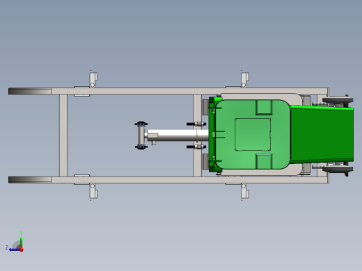 带称重液压提升机模型-右视缩略图