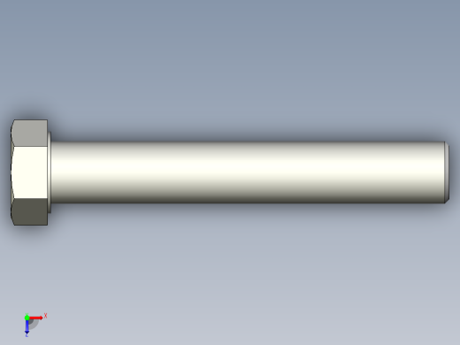 螺钉-DIN_931-M22x2.5x140_32.stp俯视缩略图