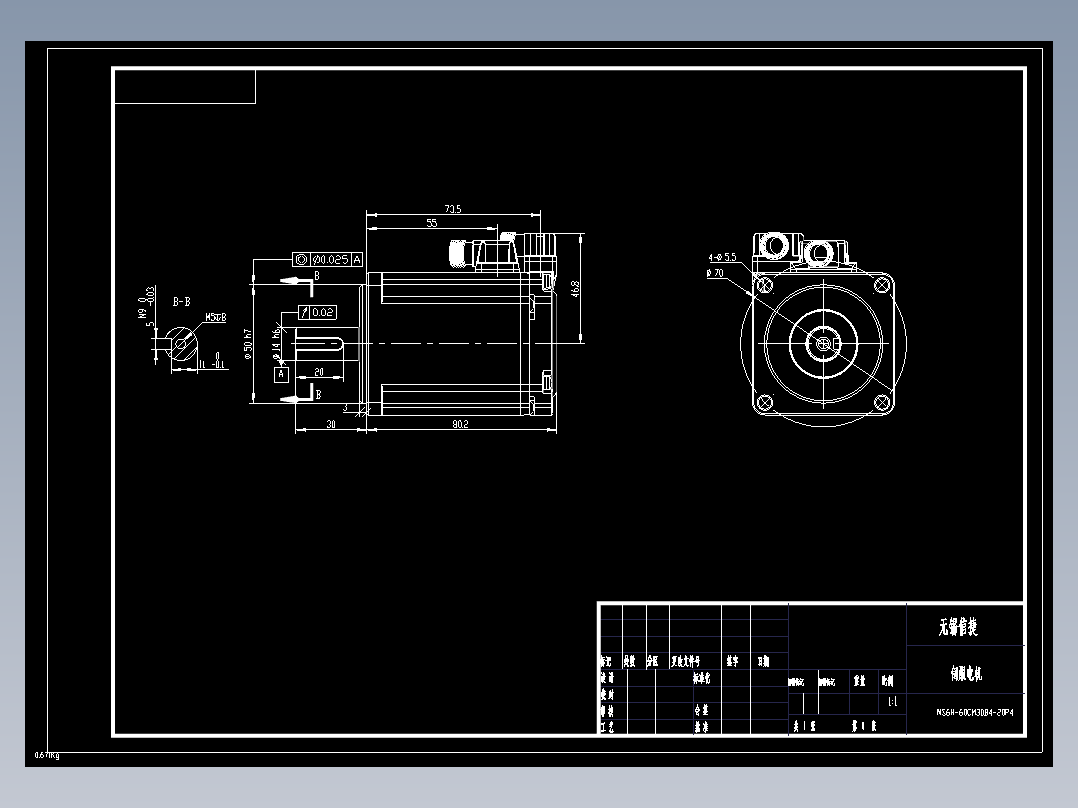 电机MS6H-60CM30B4-20P4.DWG