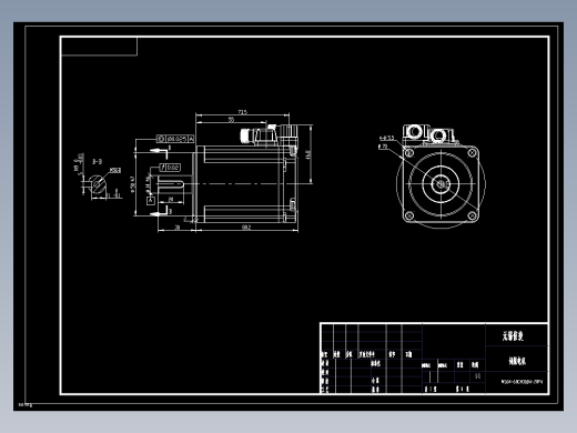 电机MS6H-60CM30B4-20P4.DWG