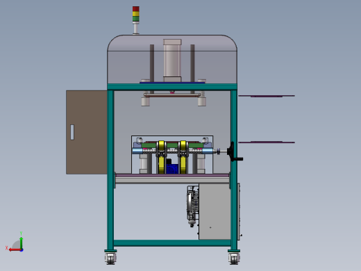 泡壳包装自动压合机后视缩略图