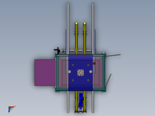 泡壳包装自动压合机俯视缩略图