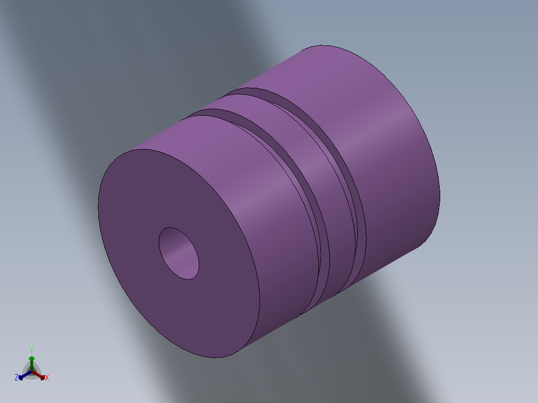 LK5-C44-1114WP膜片联轴器正等轴测图