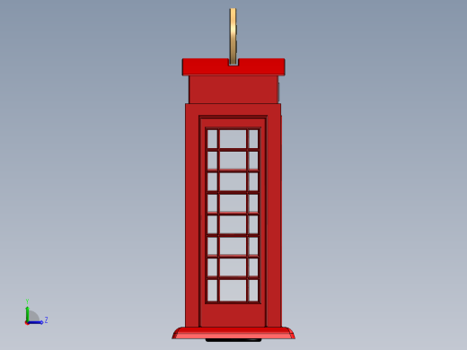 电话投币箱左视缩略图