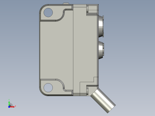 基恩士PZ-G61_62_kc图纸模型前视缩略图