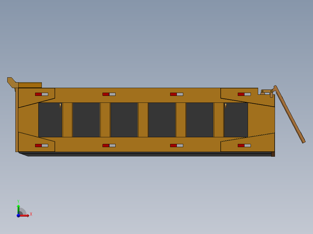 车厢三维图前视图