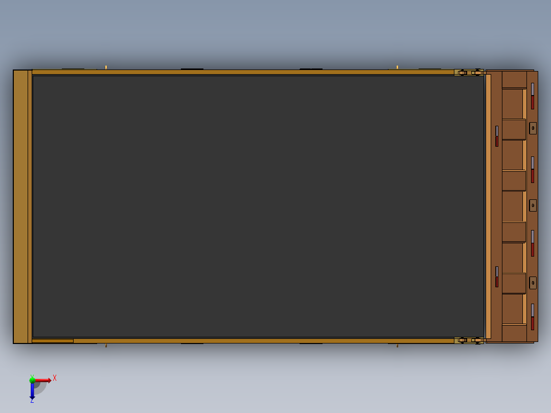 车厢三维图俯视图