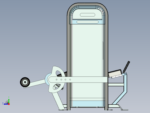 腿屈伸训练器右视缩略图