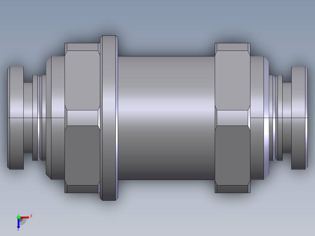 五金接头PM6俯视图