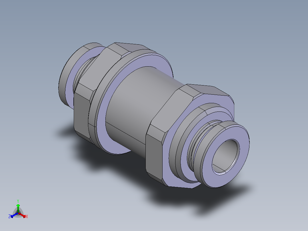 五金接头PM6正等轴测图