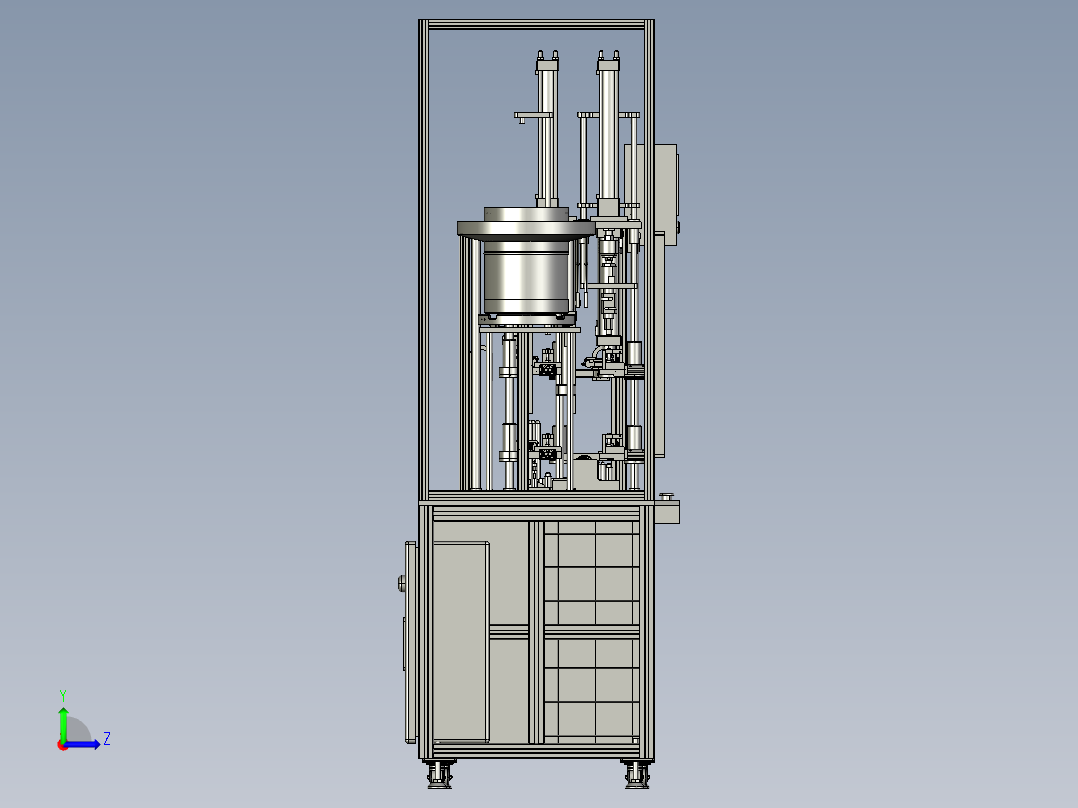 销钉自动送料压装设备sw2017左视图