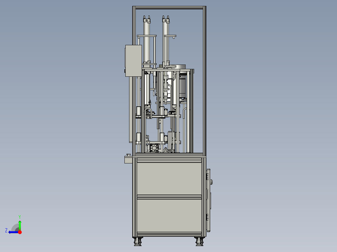 销钉自动送料压装设备sw2017右视图