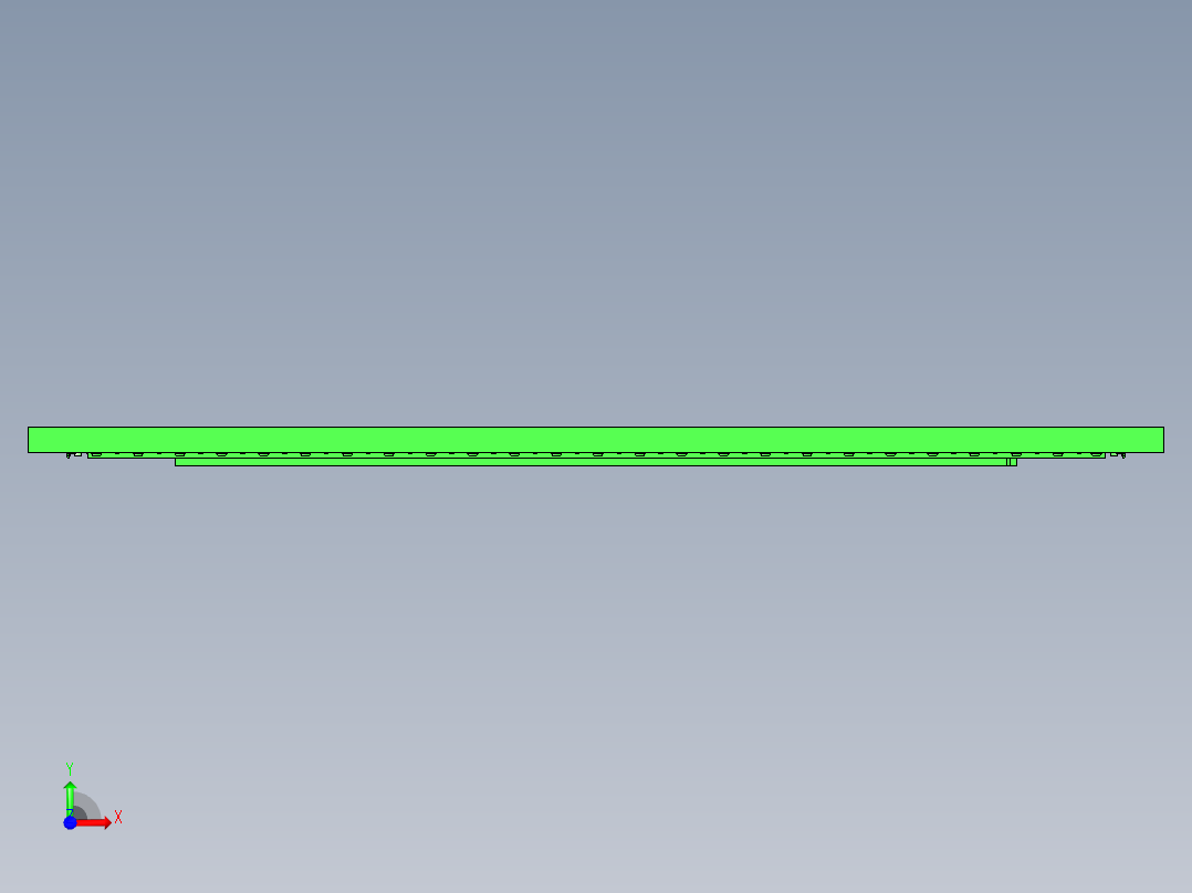 CNC3笔记本CNC工装夹具三维模型前视图