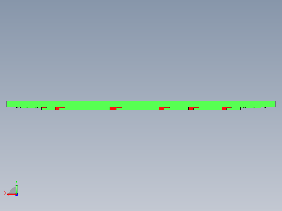 CNC3笔记本CNC工装夹具三维模型后视图
