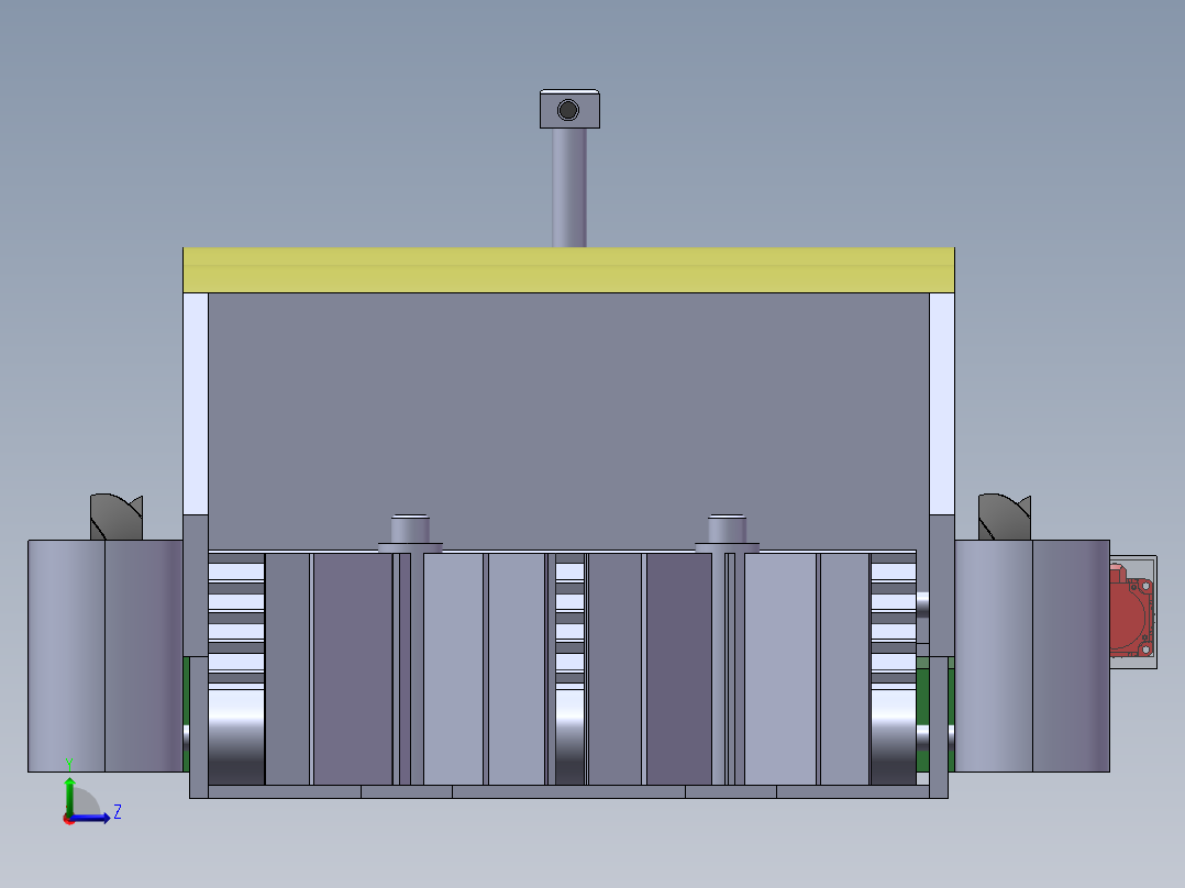水面垃圾清理器sw16可编辑左视图
