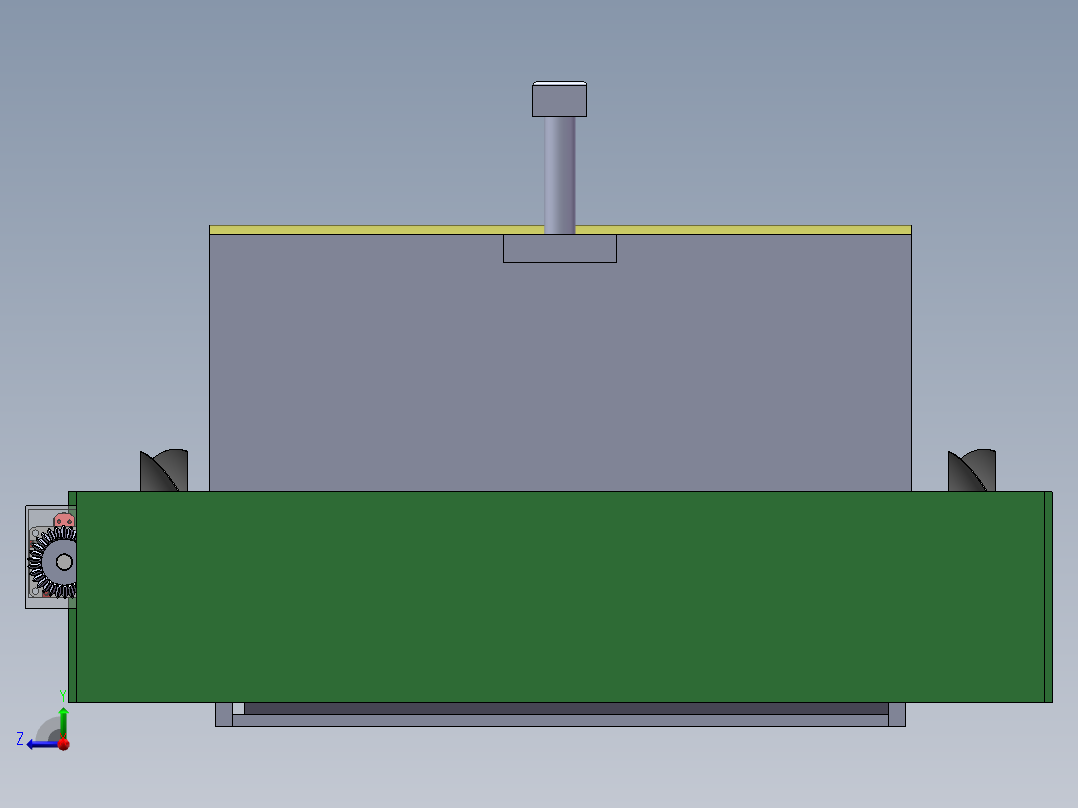 水面垃圾清理器sw16可编辑右视图
