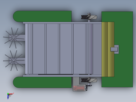 水面垃圾清理器sw16可编辑俯视缩略图