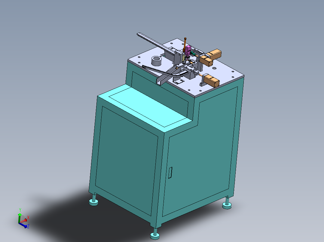 USB A母侧插DIP加铁壳 （sw16 可编辑+cad+bom)