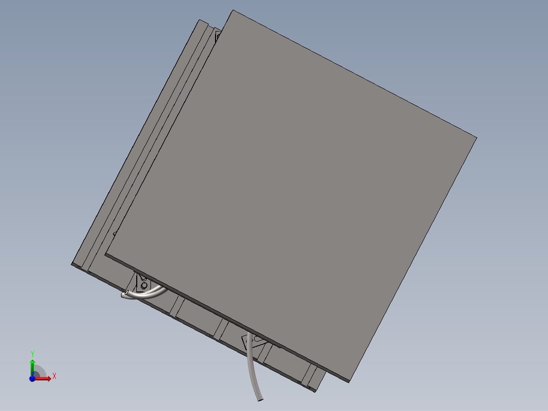 热模压模具前视图