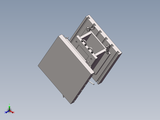 热模压模具正等轴测缩略图