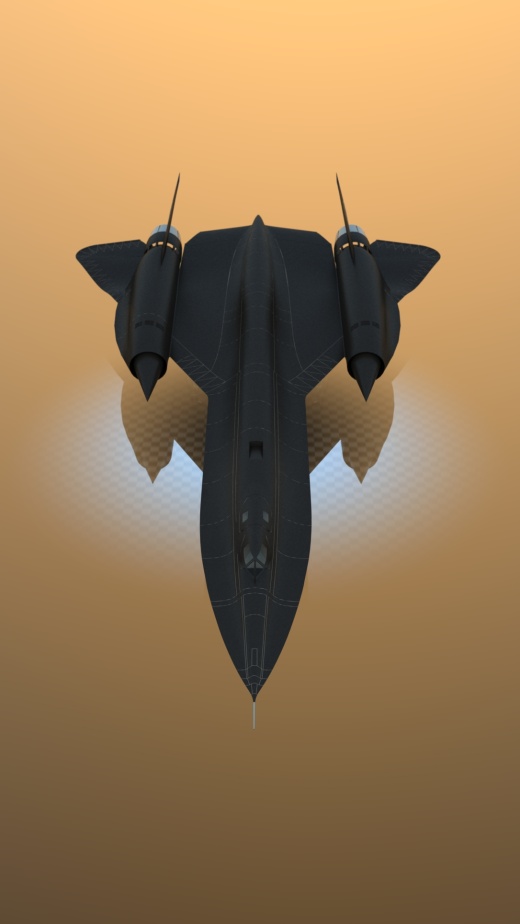 SR-71黑鸟侦察机迷你模型缩略图