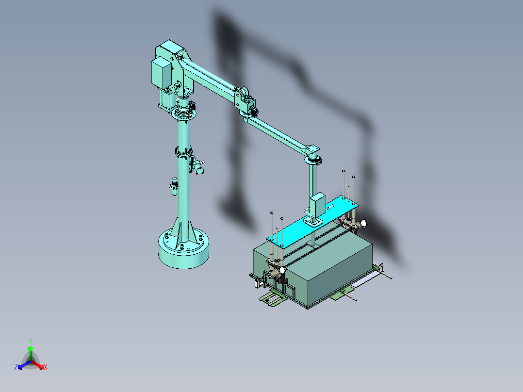 电控柜的助力机械手搬运