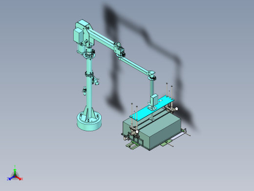 电控柜的助力机械手搬运