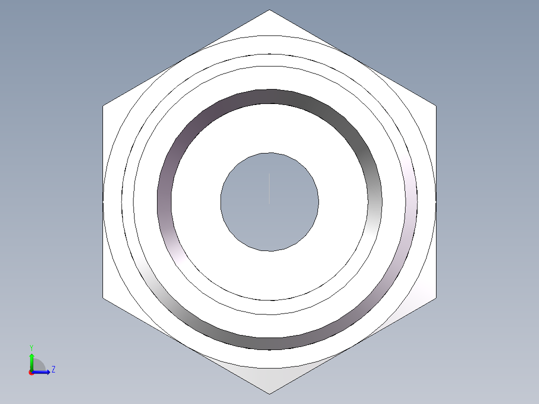 直通变径-GR、1D-20-24左视图