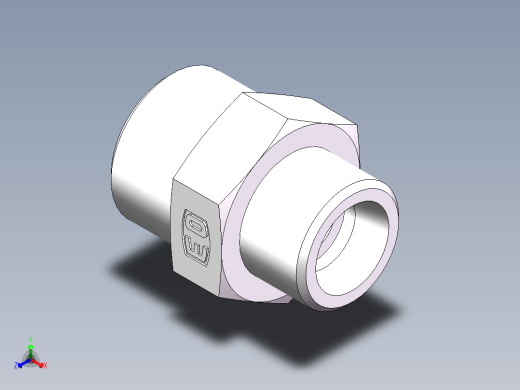 直通变径-GR、1D-20-24正等轴测缩略图