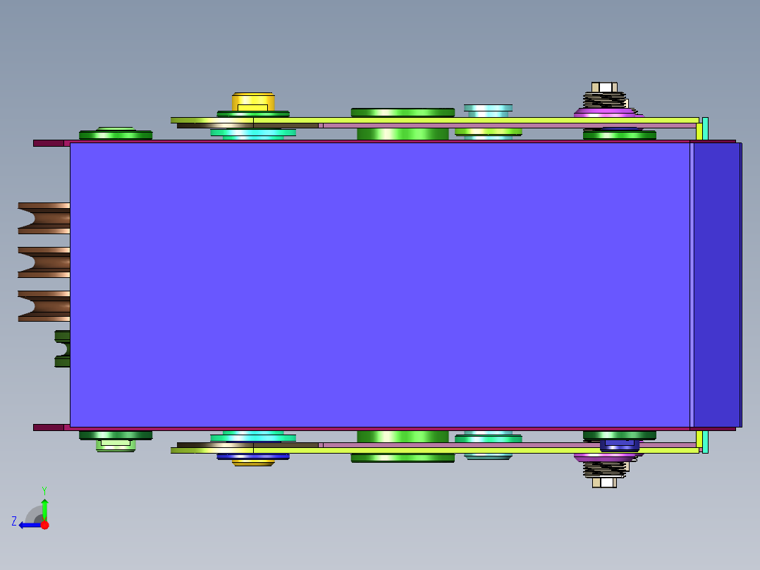 16吨吊臂右视图