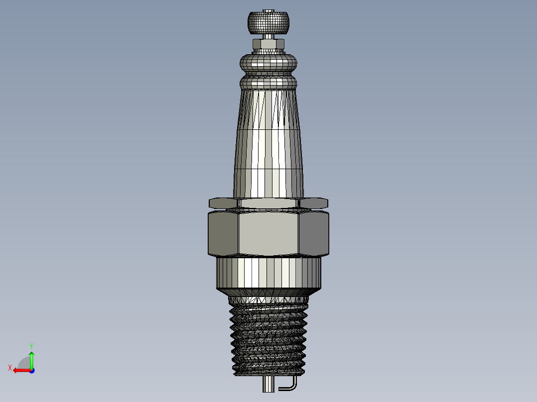 火花塞(9)后视图