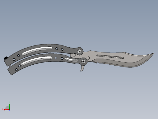 折叠刀、刀 (4)后视缩略图