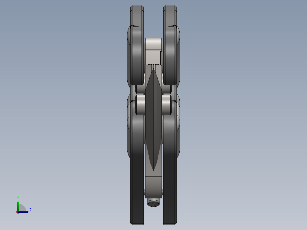 折叠刀、刀 (4)左视图