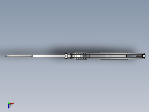 折叠刀、刀 (4)俯视缩略图