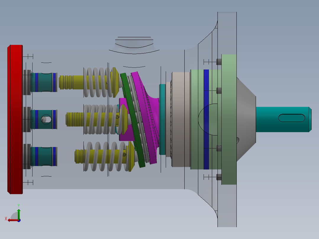 泵、水泵(2)后视图