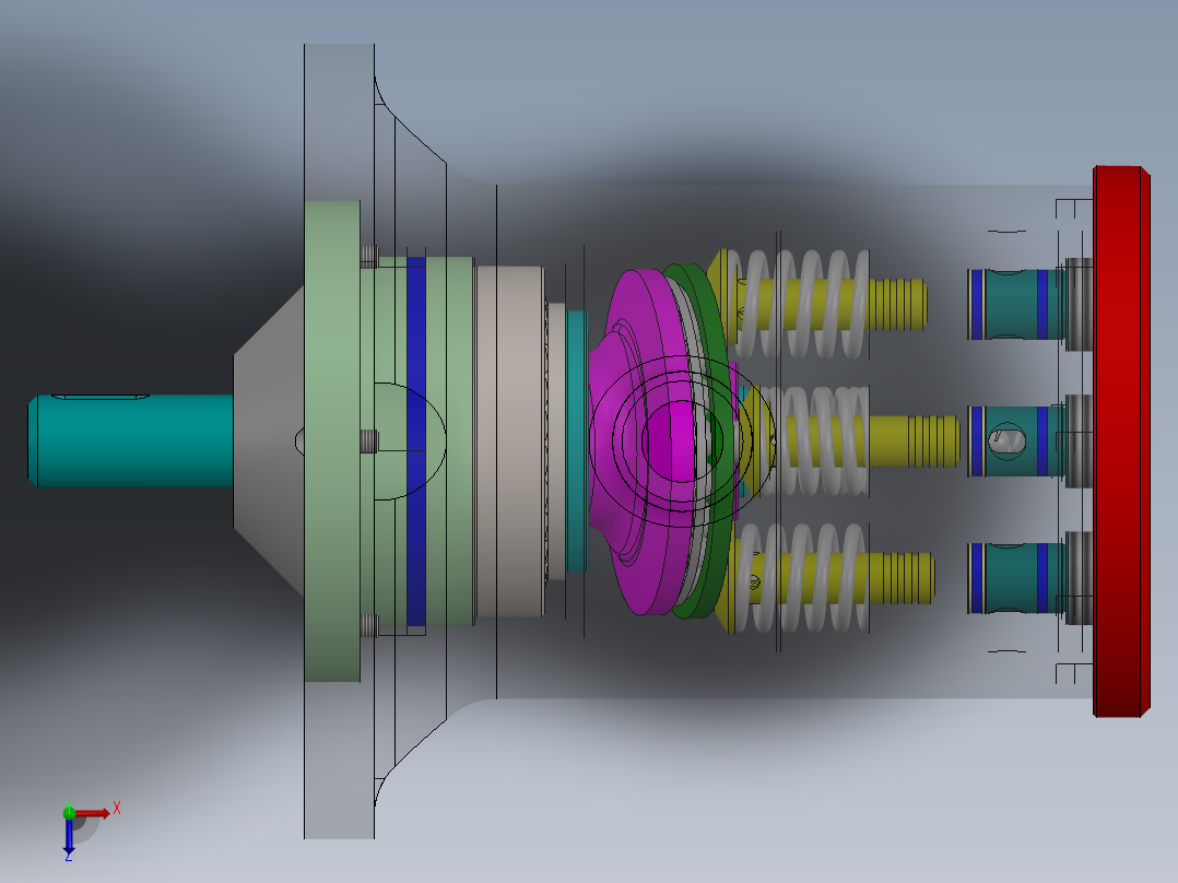 泵、水泵(2)俯视图