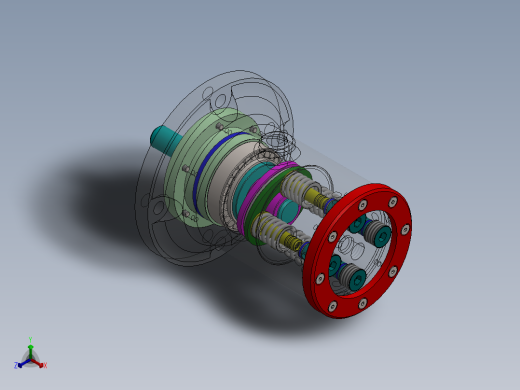 泵、水泵(2)正等轴测缩略图