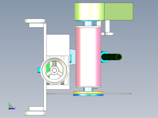 手动砂轮裁断机左视缩略图