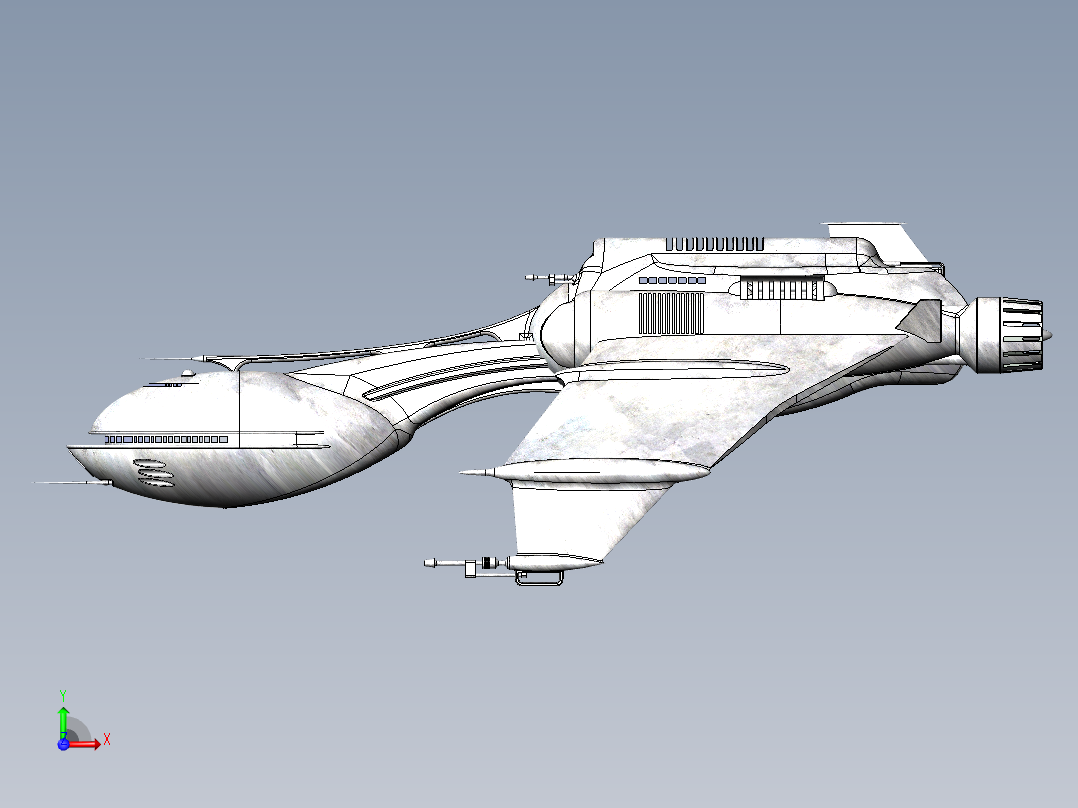 宇宙飞船(31)前视图