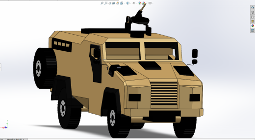 A0003030-4x4 轮胎战术装甲车 (TTZA) 概念设计缩略图