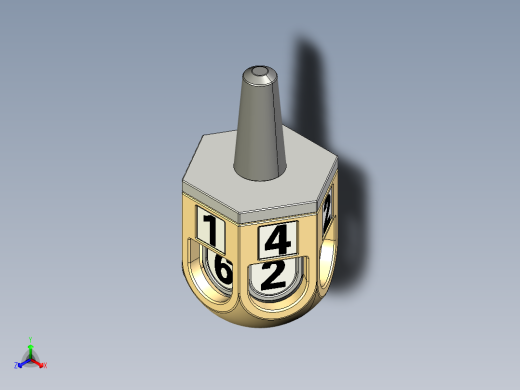 六角陀螺骰-骰中骰-210