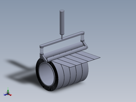 硅钢片纵剪收卷机构