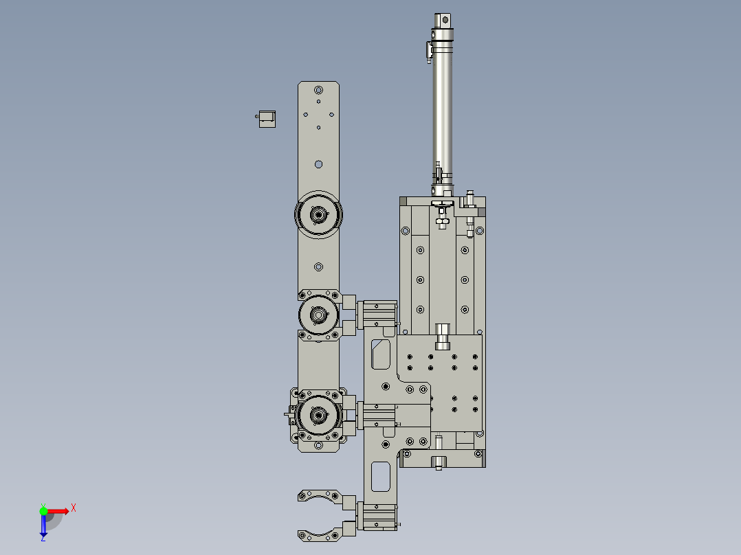 QGJT-移载机构1俯视图
